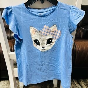 H&M Blue Graphic Kids T-Shirt